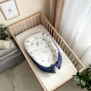 Protectie somn – Baby Nest vafe Dino albastru (8)